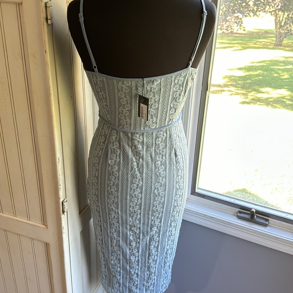 NWT Nasty Gal Lace Panel Split Mini - Picture 5 of 15